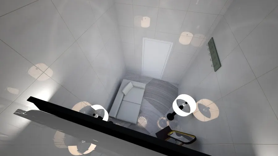 3D view in Roomstyler: lounge from above